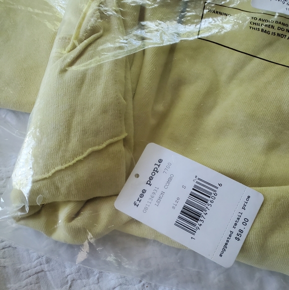 Free People Lemon Combo Kyoto T-Shirt - Picture 4 of 5